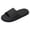 Black, variant on Womens Mens Platform Bathroom Shower Slippers Summer Open Toe Quick-Dry Non Slip Cloud Slides House Shoes Beach Pool Spa Slip on Indoor