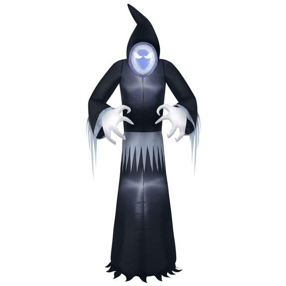 Occasions Airflowz Inflatable Infinity Mirror Reaper, 3 ft Tall, Multicolored