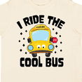 thumbnail image 4 of Inktastic I Ride the Cool Bus with Yellow Bus Boys or Girls Toddler T-Shirt, 4 of 5