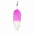 thumbnail image 3 of 20cm Long Realistic Foxy Tail Key Chain Decorative Keyring Plush Bag Hanging Pendant for Backpacks and Handbags, 3 of 7