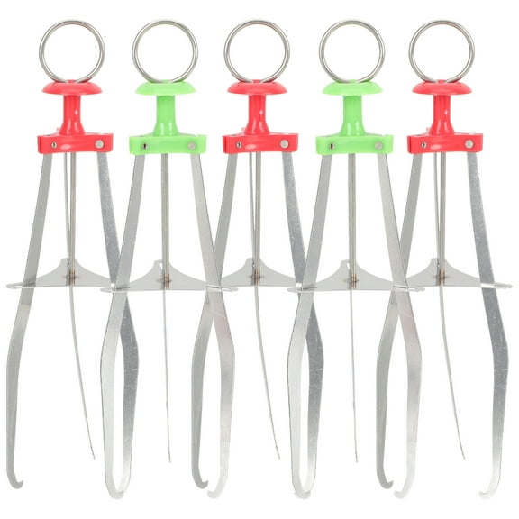 5 Pcs Canning Tongs Plate Tongs Anti-scald Grip Bowl Clip 23x5cm
