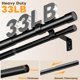 thumbnail image 3 of Barra de cortina Abiglifty Double de 107 a 310 cm, metal negro, 3 of 8