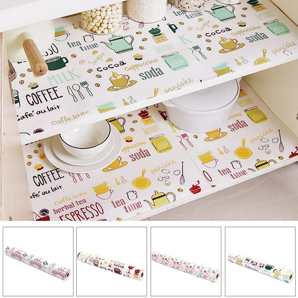 UDIYO Shelf Liners for Kitchen Refrigerator Liners Waterproof