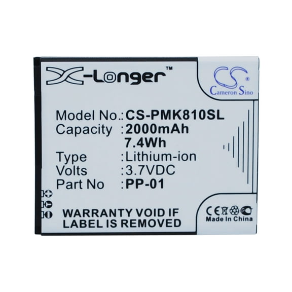 2000mAh PP-01 Battery for PHICOMM i810t