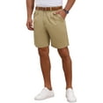 thumbnail image 4 of INSPIRE CHIC Men's Above Knee with Pockets Mid Waisted Formal Shorts 30 Khaki, 4 of 6
