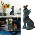 thumbnail image 2 of Cat Memorial Figurine with Butterfly - 8 Inch Pet Loss Gifts, Garden Statues for Indoor Outdoor Home Office Decor, Remembrance Sculpture for Cat Lovers, 2 of 9