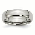 thumbnail image 1 of Bague en Titane Polie 6mm Taille 7.5, 1 of 7