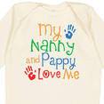 thumbnail image 4 of Inktastic Nanny and Pappy Love Me Boys or Girls Long Sleeve Baby Bodysuit, 4 of 5
