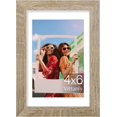 thumbnail image 1 of Vittanly 4x6 Picture Frame, Premium Material with Shatter Resistant Plexiglass, Display Pictures 3.5x5 with Mat or 4x6 without Mat, Photo Frame for Wall or Table Top Display, Light Wood, 1 Pack, 1 of 1
