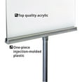 thumbnail image 4 of 8.5"W x 11"H Pedestal Two-Sided Sign Holder Stand on Square Metal Base, 4 of 5