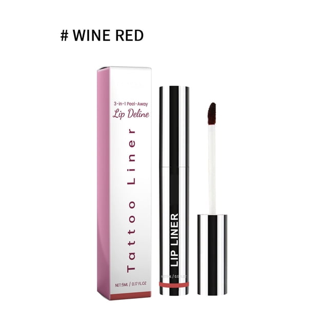 Lápiz delineador de labios extraíble Líneas de labios Delineador de labios Muestra que el color de labios El maquillaje no se quita Delineador de labios 5 ml Corrector Ojeras 5 ml