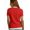 thumbnail image 5 of Kelon Women's Tops, Tees & Blouses Short Sleeve Shirts Henley Dressy Casual Summer Vacation Fashion Clothing 2026, XL, 5 of 6
