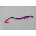 thumbnail image 2 of Luck-E-Strike, 6" Twirl Tail Worm, Purple Fire, Bass, Freshwater, Soft Baits, 2 of 8