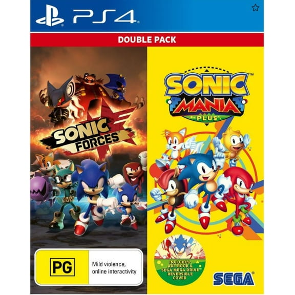 Sonic Mania Plus and Sonic Forces Double Pack PS4