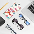 thumbnail image 3 of Fintie Double Glasses Case with Carabiner Hook, Portable Vegan Leather Eyeglass Case Anti-scratch Sunglasses Pouch, Raining Hearts, 3 of 8