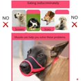 thumbnail image 2 of Bozal para Perro Bozal de Nylon Ajustable para Perro, Bozal Ajustable Transpirable, Perro Pequeño Mediano Grande Resistente a Mordeduras Antiladridos, S, Rojo esquí esquí Gafas de esquí, 2 of 3