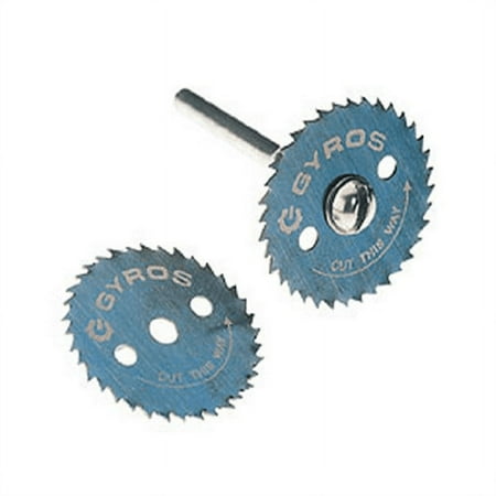 UPC: 0780670823016 | Gyros 82-30821 Ripsaw Blades 2 with Mandrel Set 7/8-Inch-Diameter