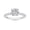 Platinum, variant on HDD 1-5 Carat (ctw) Round Cut LAB GROWN Diamond Side Stone Engagement Ring (Color D-E Clarity VS1-VS2) 14K White Gold 1 Carat Size: 7