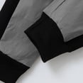 thumbnail image 4 of Puntoco Pantalones elásticos de color sólido con cremallera y múltiples bolsillos para hombre, cintura elástica con cordón para ajustar los pies, 4 of 8