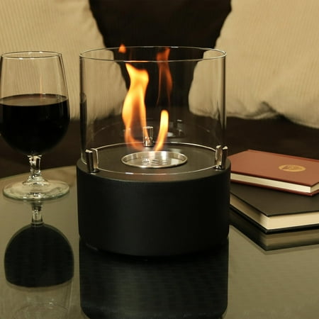 Sunnydaze Tre Poli Tabletop Fireplace Indoor Ventless Bio Ethanol