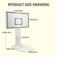 thumbnail image 4 of Youkk Hoop Dreams Stylish Basketball Rack Trash Bin For Any Room Placing Trash Can On Top And Throwing, 4 of 5