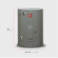 thumbnail image 4 of Calentador de Agua de Depósito Eléctrico Rheem 76 Litros 220 V 2 Servicios gris, 4 of 10