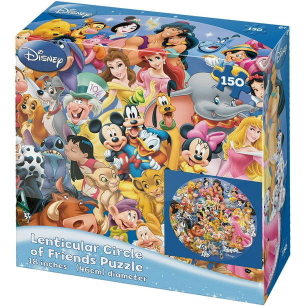 Disney Circle of Friends Lenticular 150-Piece Puzzle ...