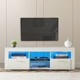 thumbnail image 4 of TV Stand for TVs up to 69",Entertainment Center with Storage and LED Lights,TV Console,TV Stand Media Console for Living Room,Bedroom, 4 of 8