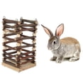 thumbnail image 4 of Alimentador De Estante De Madera, Estante De Madera De Conejo Colgante De Seguridad Para Hámster, 4 of 8