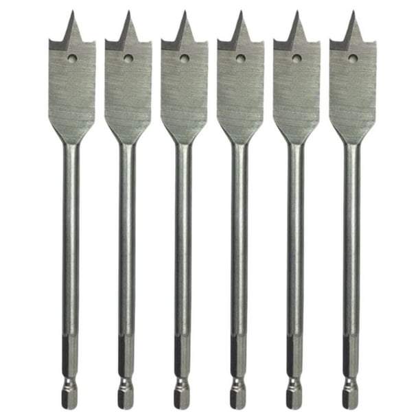 Juego de brocas Drill America Spade/Paddle para madera, 6 unidades