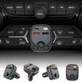 thumbnail image 1 of Car Mp3 Bluetooth Player Car Hands- USB Charging Fm Transmitter Light Receiver, 1 of 9