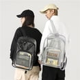 thumbnail image 2 of Mochila impermeable de PVC transparente para portátil de 15,6 pulgadas, 2 of 5