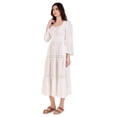thumbnail image 2 of ThePirateDressing Women's Renaissance Medieval Tiered Dress with Bell Sleeves, 2 of 7