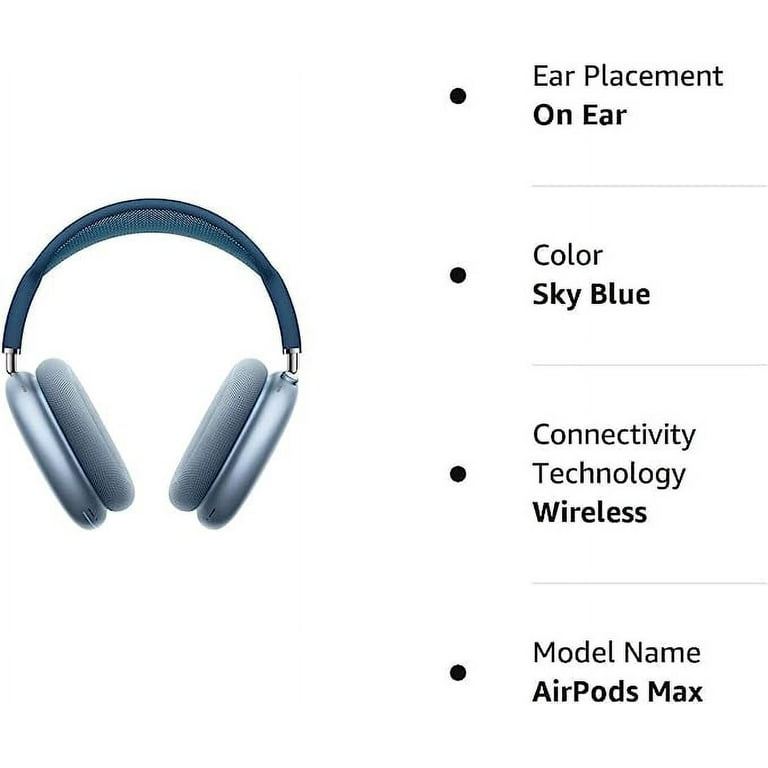Open Box Apple AirPods Max MGYL3AM/A - Sky Blue - Walmart.com Open Box Apple AirPods Max MGYL3AM/A - Sky Blue - Walmart.com