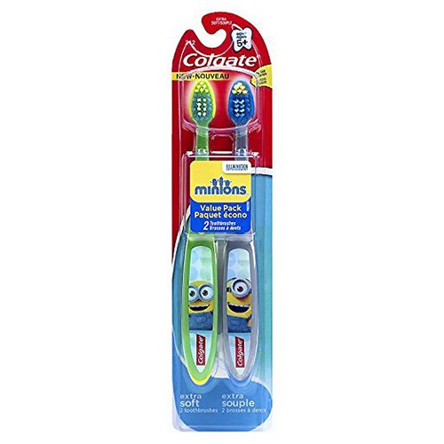 Colgate Minions Extra Soft Toothbrush, For ages 5+ 2 ea