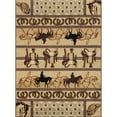 thumbnail image 2 of 24x36 inches Southwest Rug with Western Symbols - Durable and Kid Friendly for Home, 2 of 3
