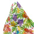 thumbnail image 5 of Exotic Lounger Chair Bag, Pattern of Hibiscus Blossom Branches Hawaiian Summer Watercolor Jungle Luau Foliage, High Capacity Storage with Handle Container, Lounger Size, Multicolor, by Ambesonne, 5 of 5