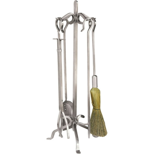 UniFlame 5Piece Stainless Steel Fireplace Tool Set