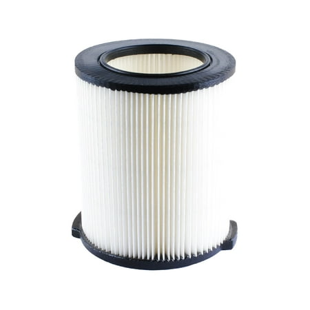 TORUBIA Lot de 1 filtres plissés pour aspirateurs d'atelier Ridgid Wet/Dry  6-20 gal compatible VF7816 WS21200F2 WS24200F VF4000 