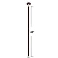 thumbnail image 4 of Westbrass D3648A-12 1/2" IPS x 48" Round Ceiling Mount Shower Arm with Flange, Oil Rubbed Bronze, 4 of 8