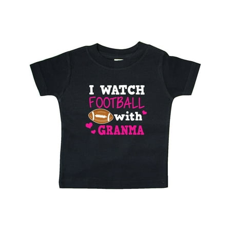 

Inktastic I Watch Football with My Granma Gift Baby Girl T-Shirt