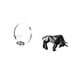 thumbnail image 5 of Portabotellas de vino,Soporte para botellas de vino,soporte para botellas de vino,estante de hierro,Decoración de gabinete de vino tinto de regalo de barra de cocina,Estatua del toro,Estatua, 5 of 8