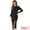 Black, variant on DARING DIVA Casual Bodycon Long Sleeve Midi Dress XS Dark Red