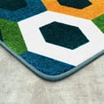 thumbnail image 4 of Hexed 7'8" x 10'9" Area Rug In Color Citrus-Color:Citrus,Material:Nylon, 4 of 5