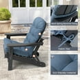 thumbnail image 3 of Pellebant Thickened Chaise Lounge Cushion with Sunbrella Fabric, 50" x 20" x 2.5", Water-Resistant & Fade-Resistant, High Back Outdoor/Indoor Patio Seat Pad (1-Pack, Spectrum Denim), 3 of 8