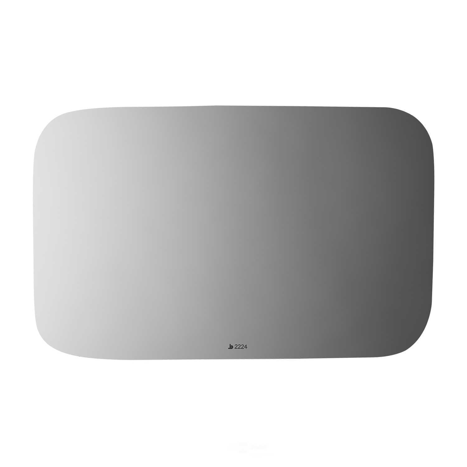 Burco Side View Mirror Replacement Glass - Clear Glass - 2224
