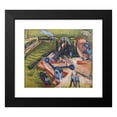 thumbnail image 2 of Ernst Ludwig Kirchner 17x15 Black Modern Framed Museum Art Print Titled - Western Harbour in Frankfurt Am Main (1916), 2 of 5