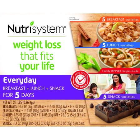 Nutrisystem 5 Day Everyday Weight Loss Kit, 2.1 lbs, 10 ...