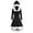 Black, variant on LYXSSBYX Womens Long Sleeve Dresses Clearance Christmas Fashion Women's Casual Long Sleeve Solid Ladies Retro Plush Splicing Cloak Dress