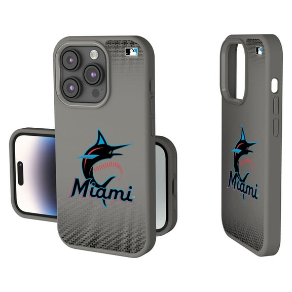 Miami Marlins Linen Logo iPhone Soft Touch Case